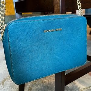 Michael Kors Jet Set Large EW Crossbody Deep Teal